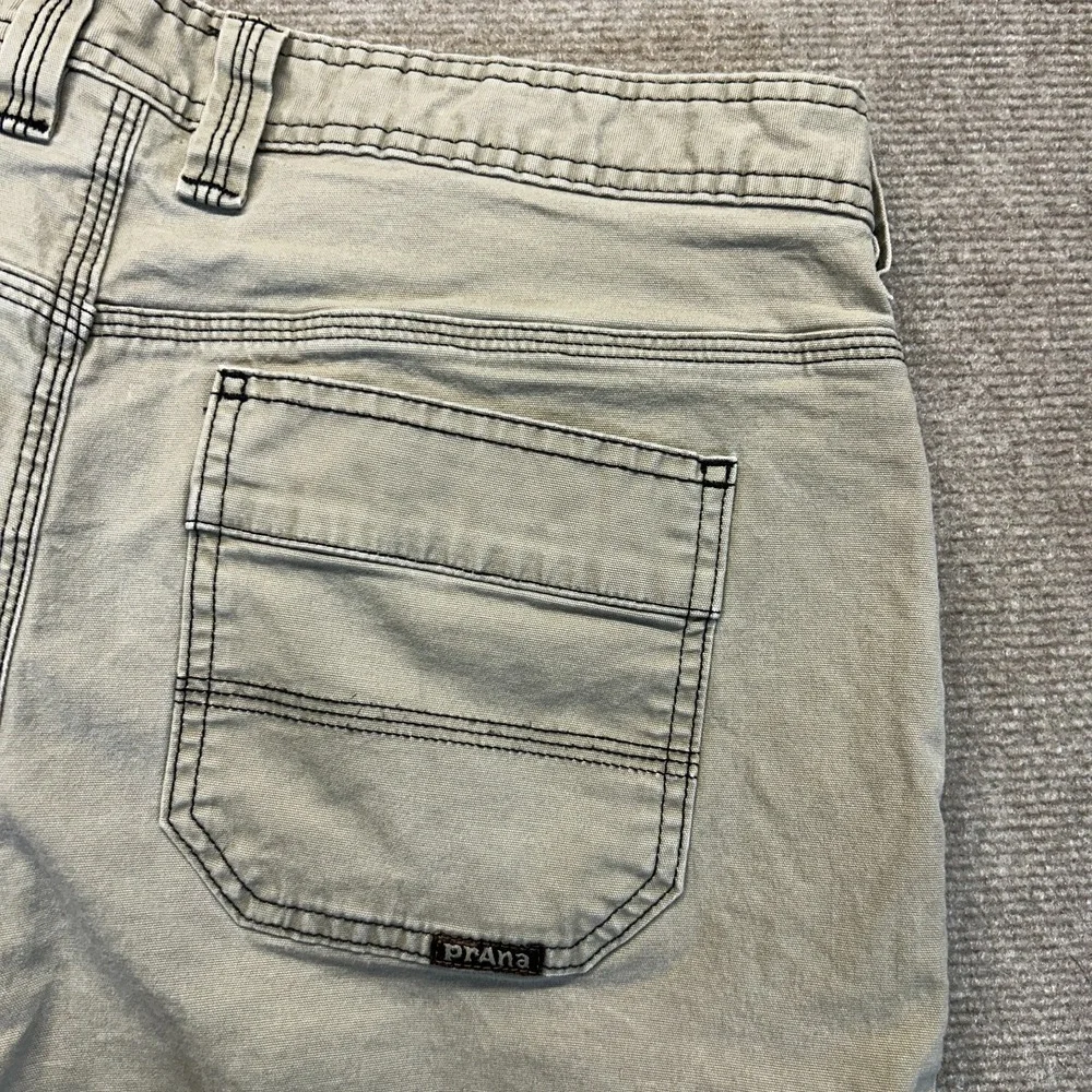 prAna Murray Cargo Shorts Men's 30 Khaki Stretch Organic Cotton Utility 9